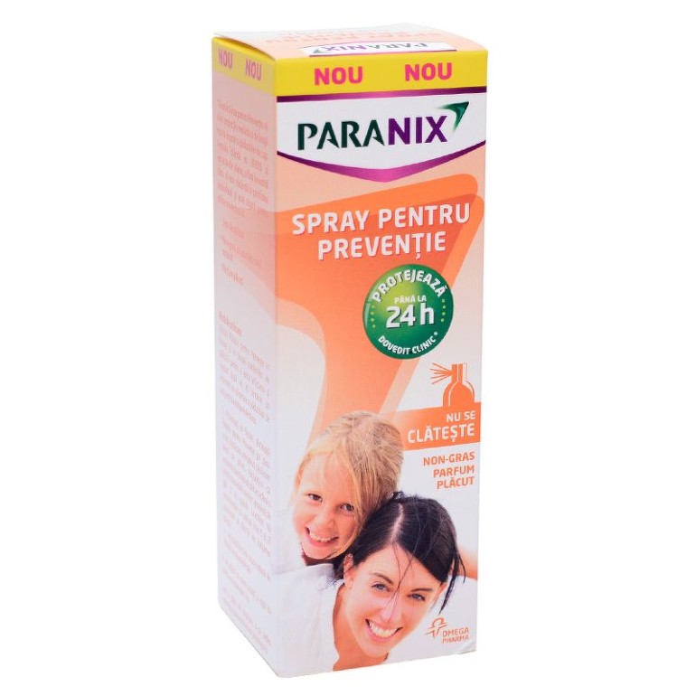 Masti de par si tratamente - PARANIX SPRAY PENTRU PREVENTIE * 100 ML HIPOCRATE, farmacom.ro