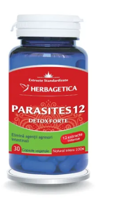 Suplimente alimentare - PARASITES 12 * 30 CPS HERBAGETICA, farmacom.ro