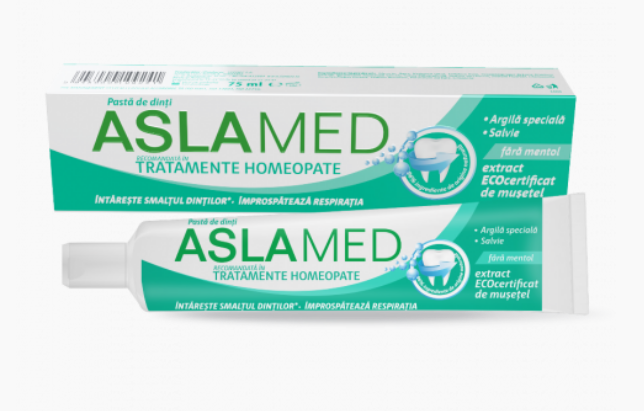 Igiena orala - PASTA DINTI ASLAMED TRATAMENT HOMEOPATIC * 75 ML, farmacom.ro