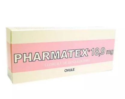 Medicamente fara reteta (OTC) - Pharmatex Ovule, 18.9 mg, 10 ovule, farmacom.ro