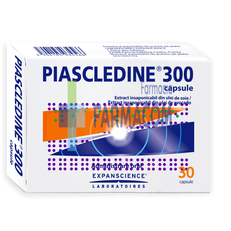 Medicamente fara reteta (OTC) - Piascledine 300, 30 capsule, Angelini, farmacom.ro