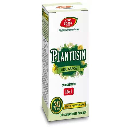 Suplimente alimentare - PLANTUSIN TUSE SEACA * 30 CPR FARES, farmacom.ro
