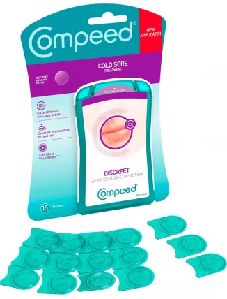 Aparatura si dispozitive medicale - PLASTURE ANTIHERPETIC COMPEED ZI * 15 BUC  7364, farmacom.ro