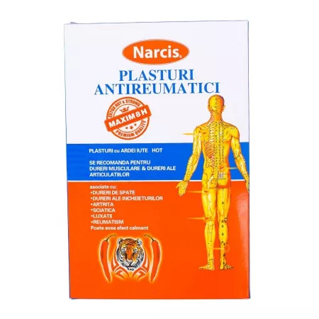 Aparatura si dispozitive medicale - PLAST ANTIREUMATIC NARCIS 6CM*9CM * 1 BUC, farmacom.ro