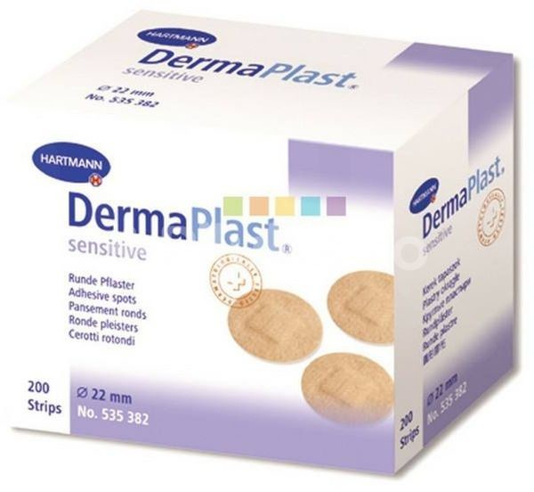 Plasturi - PLASTURI DERMAPLAST SOFT ROTUNZI * 200 BUC 535382, farmacom.ro