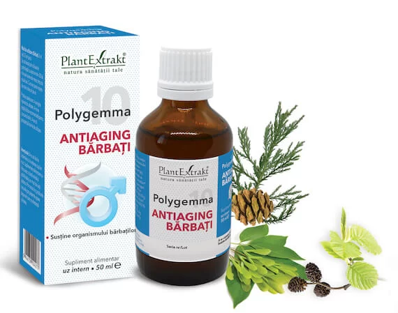 Tincturi si uleiuri - POLYGEMMA NR. 10 (BARBATI 50+) *50ML, farmacom.ro