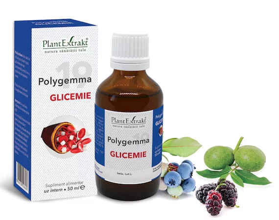 Tincturi si uleiuri - POLYGEMMA NR. 19 (GLICEMIE) * 50 ML, farmacom.ro