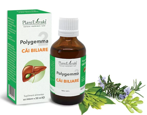 Tincturi si uleiuri - POLYGEMMA NR. 2 (CAI BILIARE) * 50 ML, farmacom.ro