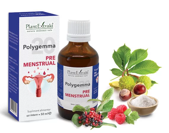 Tincturi si uleiuri - POLYGEMMA NR. 20 (PREMESTRUAL) * 50 ML, farmacom.ro