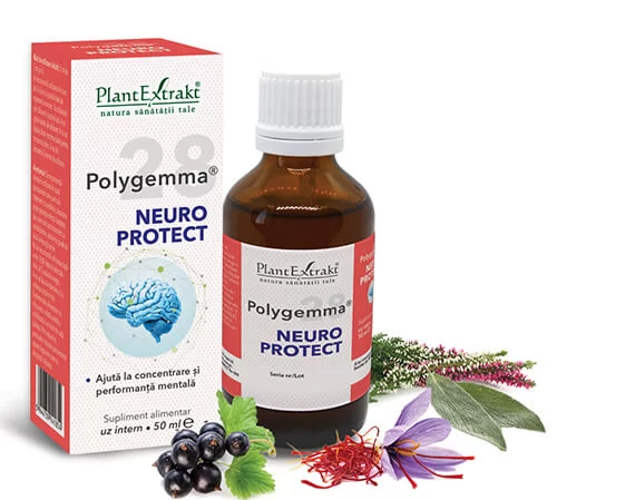 Tincturi si uleiuri - POLYGEMMA NR. 28 (NEURO PROTECT) * 50 ML, farmacom.ro