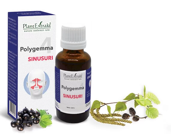 Tincturi si uleiuri - POLYGEMMA NR. 4 (SINUSURI) * 30 ML, farmacom.ro