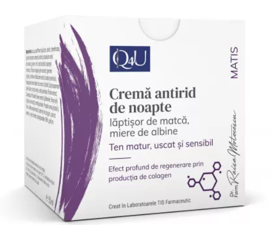 Ingrijirea tenului - Q4U CREMA ANTIRID CU LAPTISOR DE MATCA, farmacom.ro