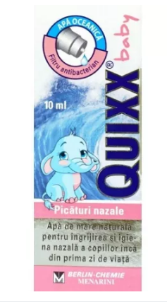 Vitamine si suplimente - QUIXX BABY PICATURI NAZALE * 10 ML, farmacom.ro