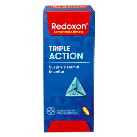 Vitamine si suplimente - REDOXON TRIPLE ACTION * 30 CPR FILM, farmacom.ro