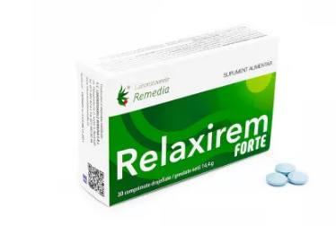 Vitamine si suplimente - Relaxirem Forte, 30 capsule, Remedia, farmacom.ro