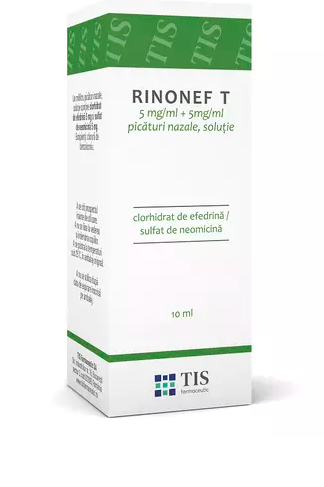 Medicamente fara reteta (OTC) - RINONEF-T * 10 ML PIC NAZALE TIS, farmacom.ro