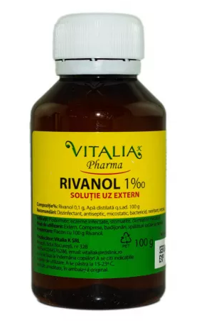 Tehnico medicale - RIVANOL  0.1%* 100 ML,  VITALIA, farmacom.ro