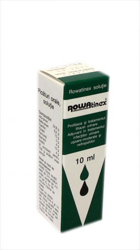 Medicamente fara reteta (OTC) - Rowatinex picaturi orale, solutie 10 ml, Rowa, farmacom.ro