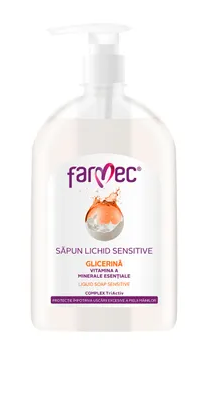 Frumusete si ingrijire - SAPUN LICHID SENSITIV FARMEC * 500 ML 6150, farmacom.ro