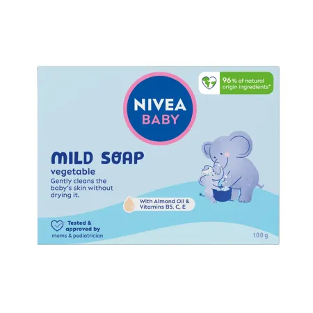 Frumusete si ingrijire - SAPUN SOLID COPII NIVEA CREMA * 100 GR, farmacom.ro