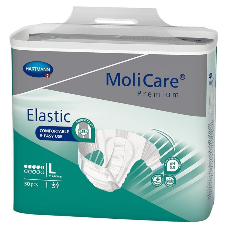 Scutece si ingrijirea zonei scutecului - SCUTECE AD MOLICARE PREMIUM 5 PIC L * 30 BUC, farmacom.ro