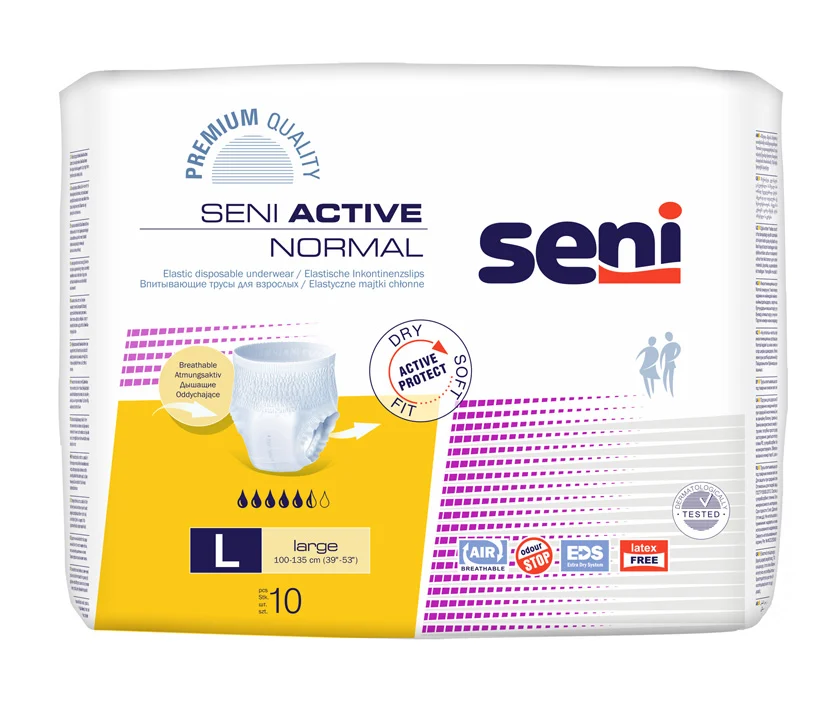 Tehnico medicale - SCUTECE ADULTI SENI ACTIV CHILOT ELASTIC NORMAL LARGE * 10 BUC, farmacom.ro