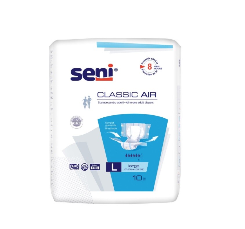 Incontinenta - SCUTECE AD SENI CLASSIC AIR LARGE * 10 BUC, farmacom.ro