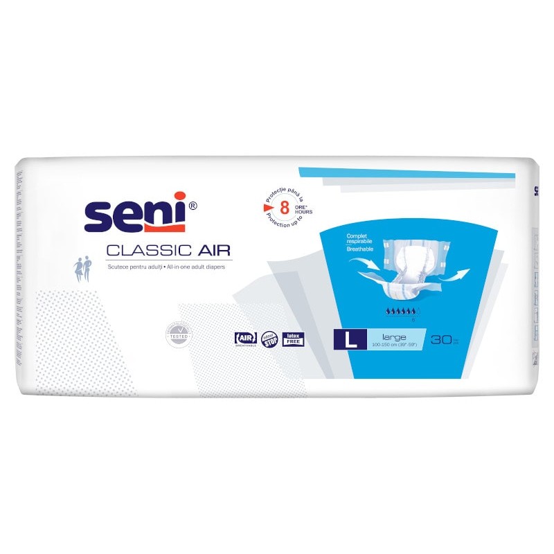 Incontinenta - SCUTECE AD SENI CLASSIC AIR LARGE * 30 BUC, farmacom.ro