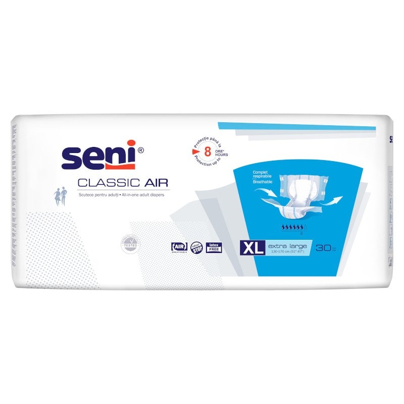 Incontinenta - SCUTECE AD SENI CLASSIC AIR X-LARGE * 30 BUC, farmacom.ro