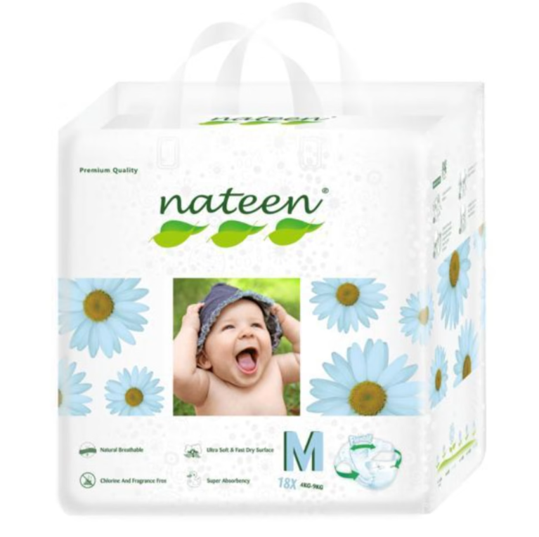 Mama si copilul - SCUTECE HIPOALERGENICE FLEX&FIT PREMIUM LNE MEDIUM NR 3, 4-9 KG *18 BUC NATEEN, farmacom.ro