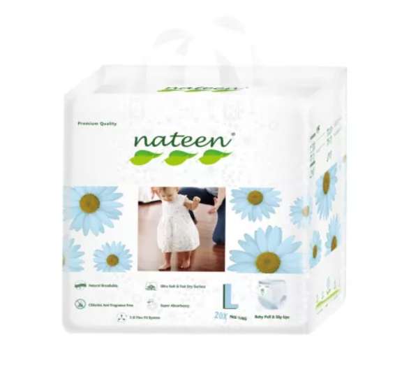 Mama si copilul - SCUTECE HIPOALERGENICE FLEX&FIT PREMIUM PANTS LARG  NR.4, 9-14 KG*20 BUC NATEEN, farmacom.ro