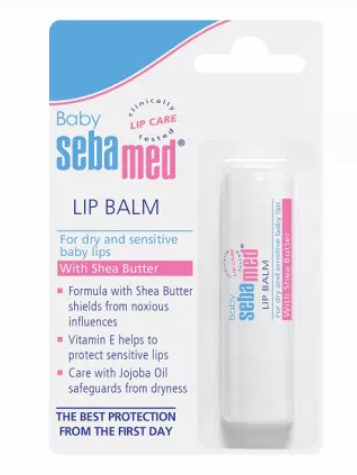 Dermato-Cosmetice - SEBAMED BABY BALSAM DERMATOLOGIC PROTECTOR PENTRU BUZE 4.8 G, farmacom.ro