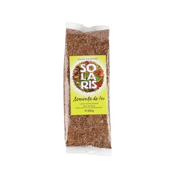 Suplimente, Produse naturiste, Vitamine si Minerale - SEMINTE DE IN * 150 GR SOLARIS, farmacom.ro