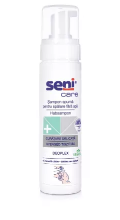 Frumusete si ingrijire - SENI CARE SAMPON SPUMA CURATARE FARA APA * 200 ML 651251, farmacom.ro