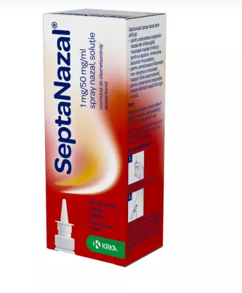 Medicamente fara reteta (OTC) - SEPTANAZAL ADULTI 1MG/50MG SPRAY NAZAL * 10 ML, farmacom.ro