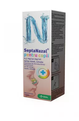 Medicamente fara reteta (OTC) - SEPTANAZAL COPII 0.5MG/50MG SPRAY NAZAL * 10 ML, farmacom.ro