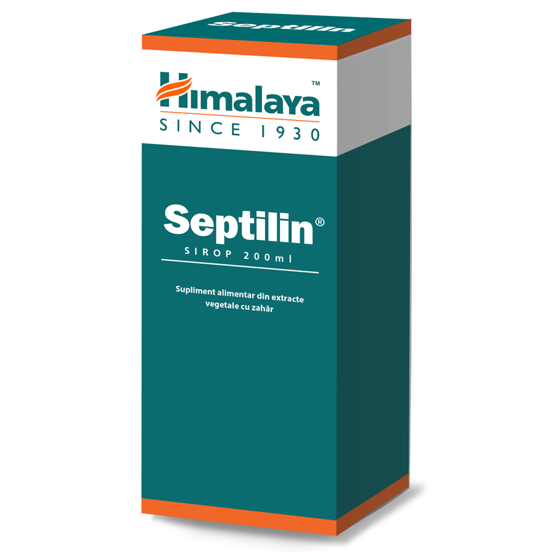 Vitamine si suplimente alimentare pentru copii - Septilin sirop pentru imunitate, 200 ml, Himalaya, farmacom.ro