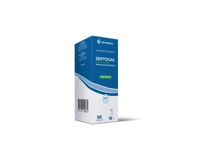 Suplimente alimentare - SEPTOGAL + LACTOFERINA SPRAY BUCOFARINGIAN * 15 ML, farmacom.ro