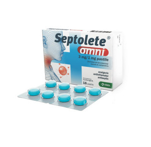 Medicamente fara reteta (OTC) - Septolete Omni Eucalipt, 3 mg / 1mg 16 comprimate, Krka, farmacom.ro