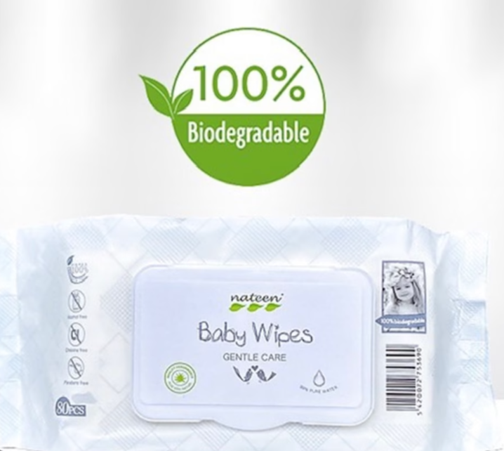 Mama si copilul - SERVETELE UMEDE 99% APA  PT TETINE SI SUZETE BABY WIPES*80 BUC NATEEN, farmacom.ro