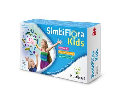Prebiotice si Probiotice adulti si copii - SIMBIFLORA KIDS * 10 PLICURI, farmacom.ro