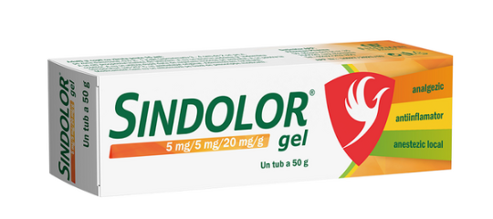 Medicamente fara reteta (OTC) - Sindolor Gel 50g, Fiterman, farmacom.ro