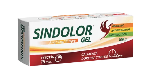 Medicamente fara reteta (OTC) - SINDOLOR MK GEL * 100 G, farmacom.ro