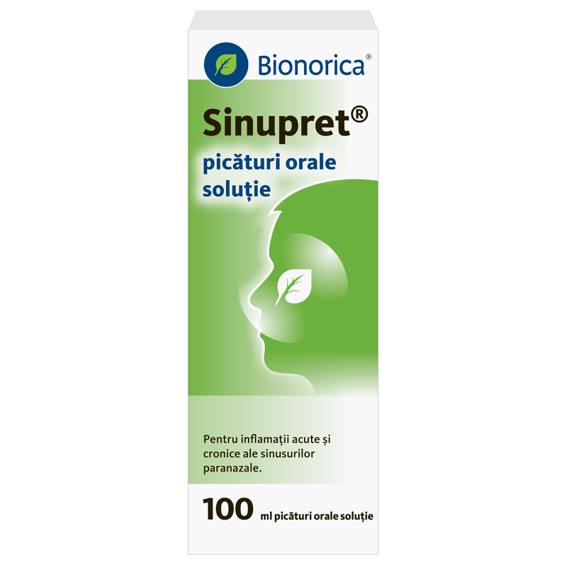 Medicamente fara reteta (OTC) - Sinupret picături orale, soluție 10 ml, Bionorica, farmacom.ro