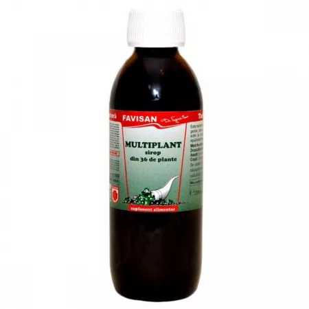 Vitamine si suplimente - SIROP MULTIPLANT * 250 ML FAVISAN, farmacom.ro