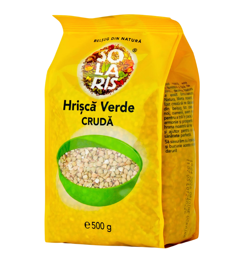 Dieta si Wellness - SOLARIS HRISCA BOABE CRUDE * 500 G, farmacom.ro