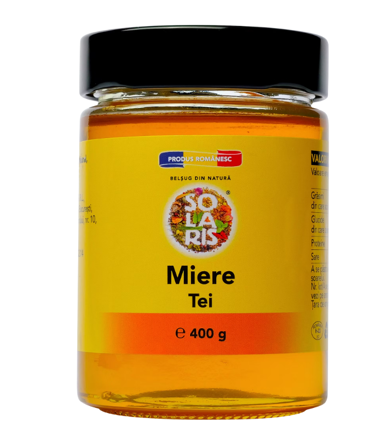 Dieta si Wellness - SOLARIS MIERE DE TEI * 400 G, farmacom.ro