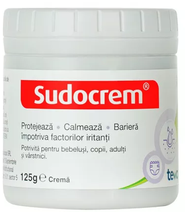 Scutece si ingrijirea zonei scutecului - SUDOCREM CREMA ANTISEPTICA * 125 G, farmacom.ro