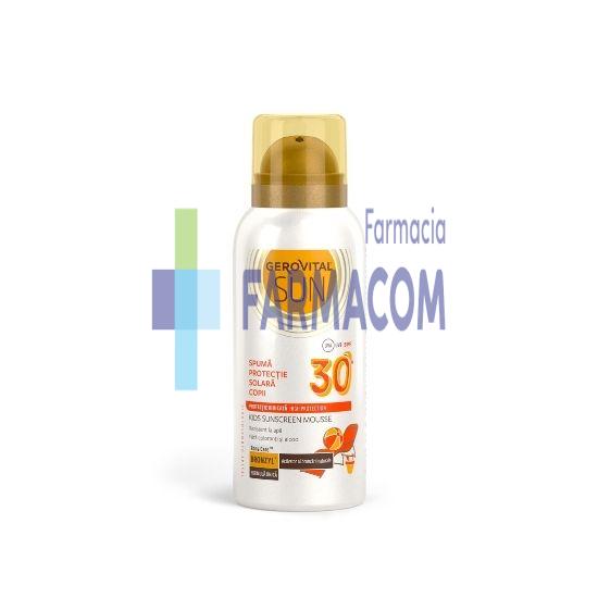 Cosmetice - SUN GEROVITAL SPUMA PROTECTIE SOLARA COPII SPF30*100ML 46490, farmacom.ro