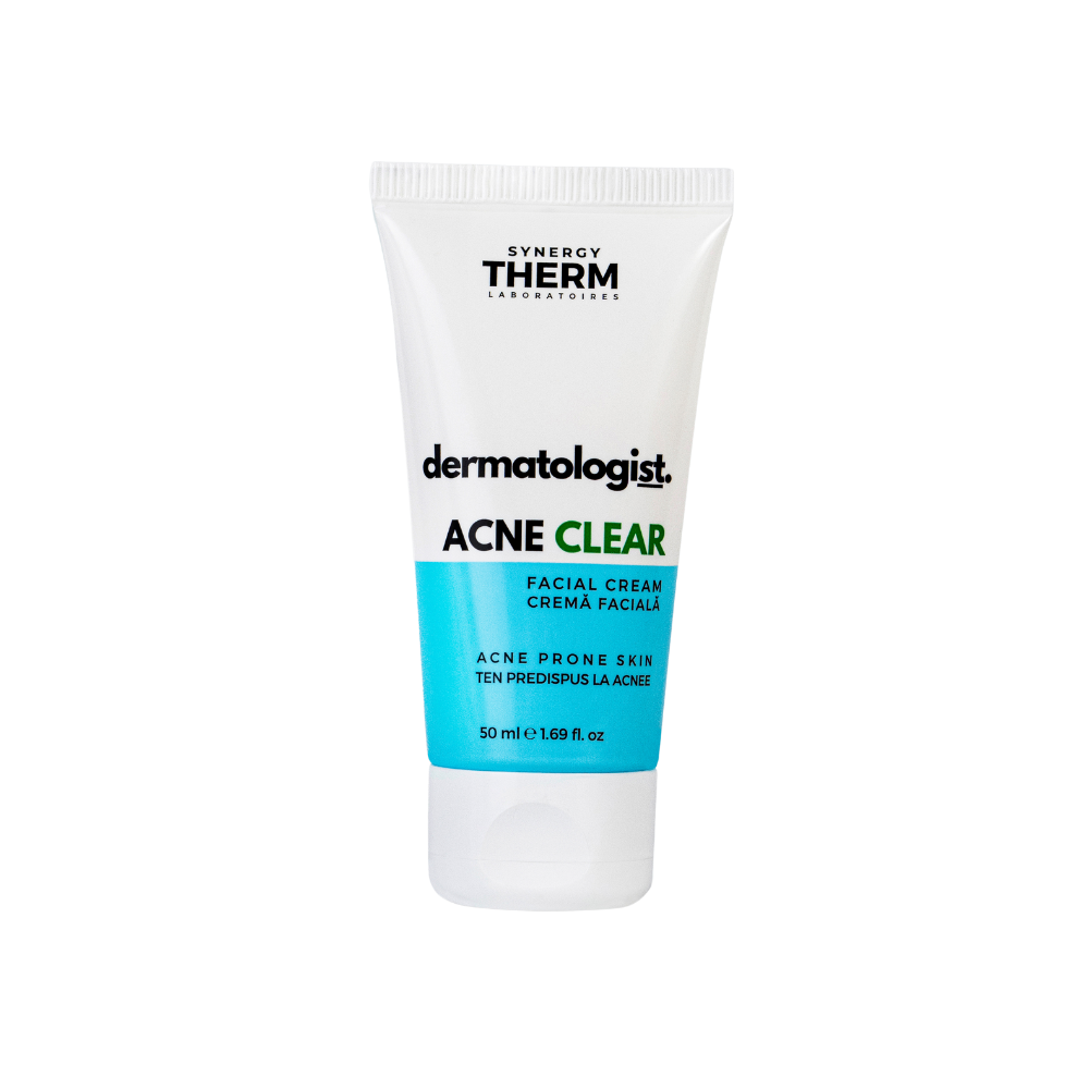Frumusete si ingrijire - SYNERGY THERM ACNE CLEAR CREMA  ANTI-ACNEE * 50 ML, farmacom.ro